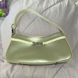 Beijo Sage Green Shoulder Bag